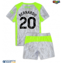 Otroški Nogometni dresi Manchester City Bernardo Silva #20 Tretji 2025-26 Kratek Rokav (+ Kratke hlače)